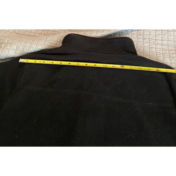 Women’ s Black Fleece Jacket Green Girl Scouts Emblem SZ 2X - Picture 14 of 15